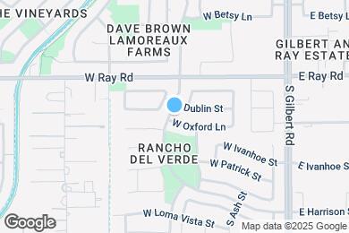 Map image of the property - 256 W Oxford Ln