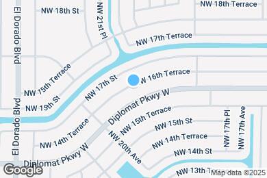 Map image of the property - 2016 NW 16th Terrace