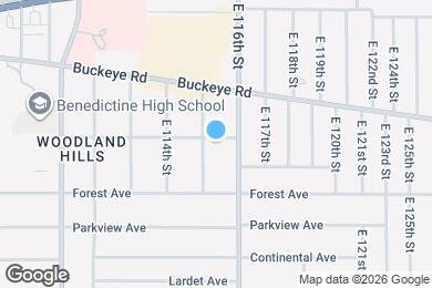 Map image of the property - 11512 Harvey Ave