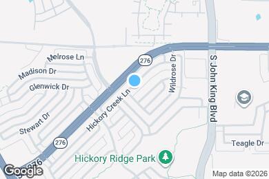 Map image of the property - 1669 Hickory Creek Ln
