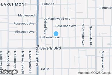 Map image of the property - 4574 Oakwood Ave