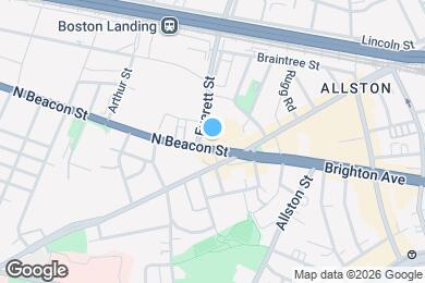 Map image of the property - 25 North Beacon St