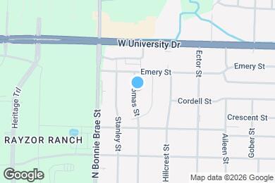 Map image of the property - 1200 Thomas St