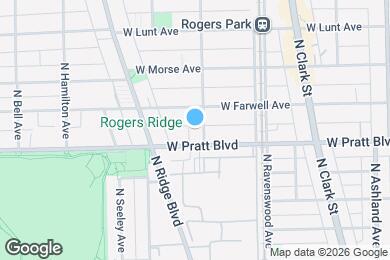 Map image of the property - 6812 N Wolcott Ave
