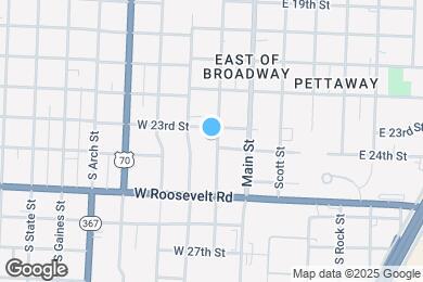 Map image of the property - 2318 S Louisiana St