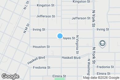Map image of the property - 1619 Hayes St