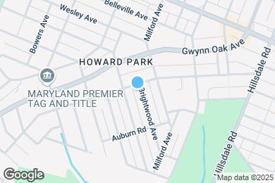 Map image of the property - 3220 Brightwood Ave