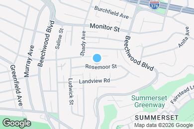 Map image of the property - 6533 Rosemoor St