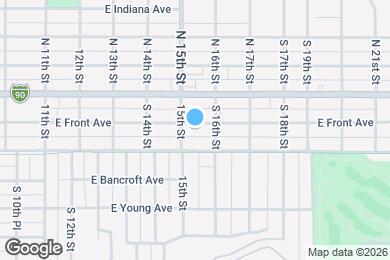 Map image of the property - 1506 E Front Ave