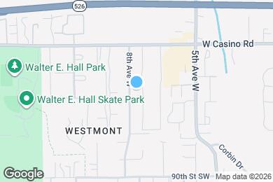 Map image of the property - 8605 8th Ave W