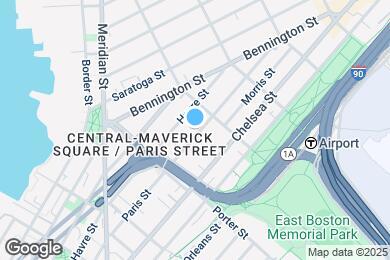 Map image of the property - 206 Paris St