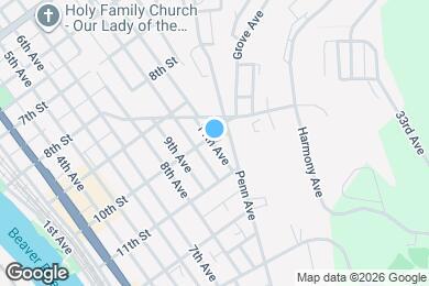 Map image of the property - 1100 10th St