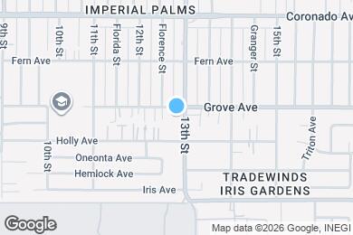 Map image of the property - 1302 13th St