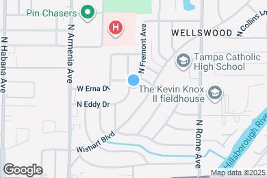 Map image of the property - 4611 N Eddy Dr