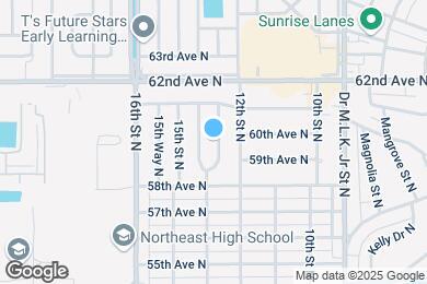 Map image of the property - 5998 12th Way N