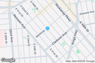 Map image of the property - 202 E 93rd St