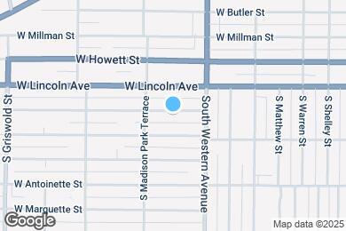 Map image of the property - 1926 W Wiswall St