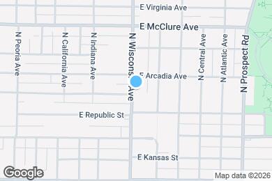 Map image of the property - 2200 N Wisconsin Ave