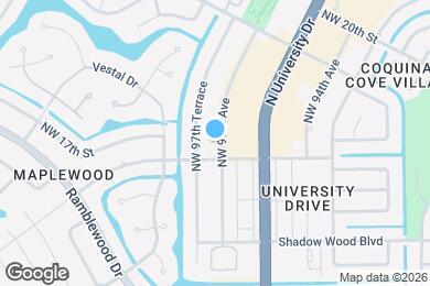 Map image of the property - 1662 NW 97th Ave