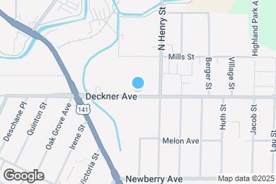 Map image of the property - 1731 Deckner Ave