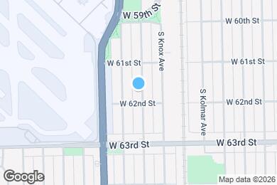 Map image of the property - 6138 S Kilpatrick Ave