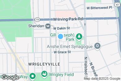 Map image of the property - 3837 N Wilton Ave