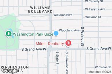 Map image of the property - 741 W Vine St