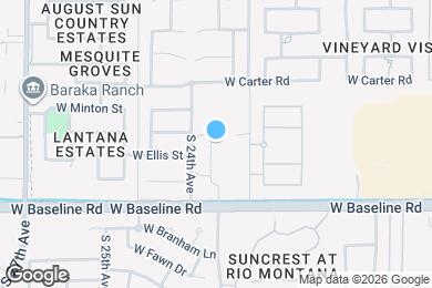 Map image of the property - 7331 S 23rd Dr