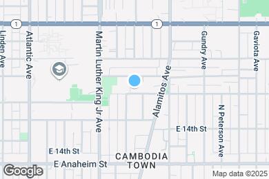 Map image of the property - 1119 E 15th St