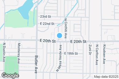 Map image of the property - 2000 N Mesa Verde Ave