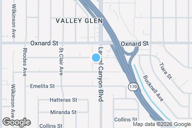 Map image of the property - 5917 Laurel Canyon Blvd