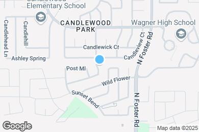 Map image of the property - 2726 Candle Ridge Dr