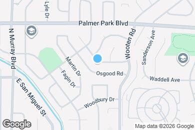 Map image of the property - 1338 Mears Dr