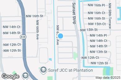 Map image of the property - 6291 NW 14th Ct