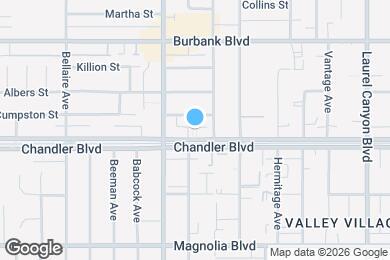 Map image of the property - 12423 1/2 Chandler Blvd-