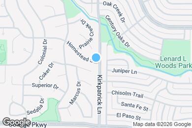 Map image of the property - 1101 Homestead St