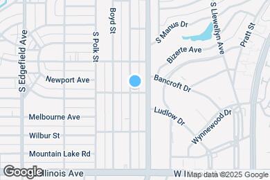 Map image of the property - 2114 S Tyler St