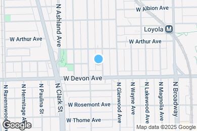 Map image of the property - 6424 N Newgard Ave