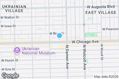 Map image of the property - 2024 W Chicago Ave