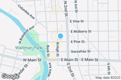 Map image of the property - 106 E Pine St.