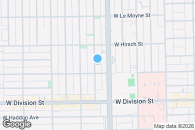 Map image of the property - 1319 N Artesian Ave