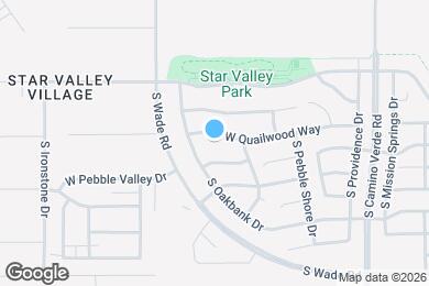 Map image of the property - 6895 W Quailwood Way