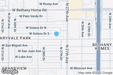 Map image of the property - 2734 W Montebello Ave
