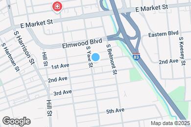 Map image of the property - 1602 1st Ave
