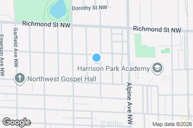 Map image of the property - 1443 Fremont Ave NW