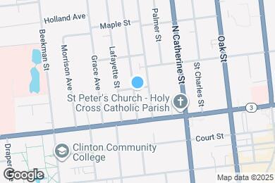 Map image of the property - 20 Champlain St