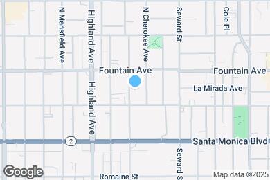 Map image of the property - 1220 N Las Palmas Ave
