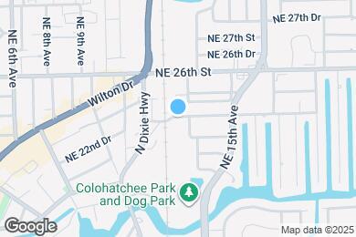 Map image of the property - 1240 NE 24th St