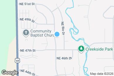 Map image of the property - 4803 NE Trilein Dr