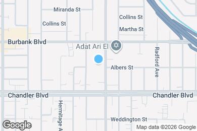 Map image of the property - 5501 Laurel Canyon Blvd